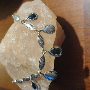 Black stone necklace